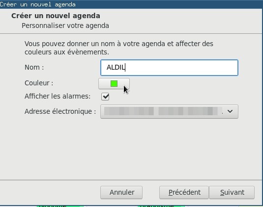 personnalisation agenda Thunderbird