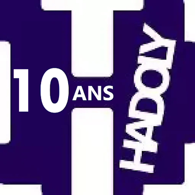 "10 ans" ajouté sur le logo HADOLY