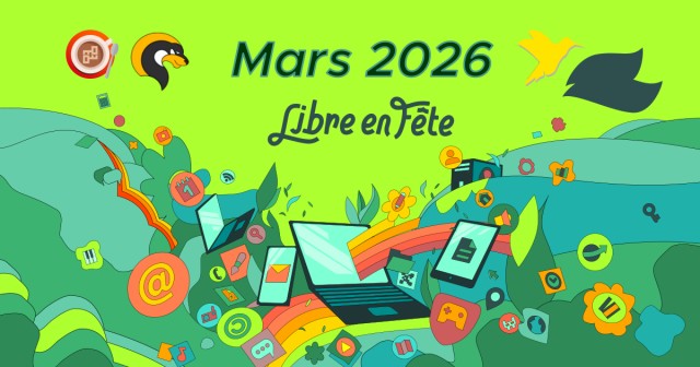 Mars 2026, Libre en fête. Visuel de la campagne libre-en-fete 2026 avec les logos de ALDIL, Colibre et LyonCaféViePrivée
